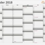 Vorlage Kalender 2018 Excel Großartig Excel Kalender 2018 Download