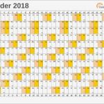 Vorlage Kalender 2018 Excel Großartig Excel Kalender 2018 Kostenlos