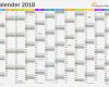 Vorlage Kalender 2018 Excel Gut Excel Kalender 2018 Kostenlos