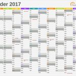 Vorlage Kalender 2018 Excel Schönste Excel Kalender 2017 Kostenlos