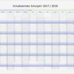 Vorlage Kalender 2018 Großartig Schulkalender 2017 2018 Excel Vorlage