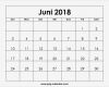 Vorlage Kalender Angenehm Kalender Juni 2018 Zum Ausdrucken Frei