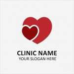 Vorlage Logo Best Of Heart Shaped Klinik Logo Vorlage