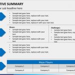 Vorlage Management Summary Neu Executive Summary Powerpoint Template