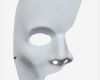 Vorlage Maske Elegant Phantom Of the Opera Mask White Mask Of the Phantom Of the