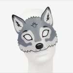 Vorlage Maske Großartig Wolf Maske Zum Ausdrucken