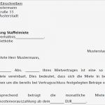 Vorlage Mieterhöhung Best Of Muster Zum Download Vermieter Erinnert An Staffelmiete