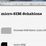 Vorlage Nano Sim Fabelhaft Micro Sim Schablone Pc Welt