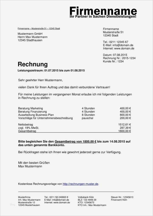 Vorlage Rechnung Excel Kleinunternehmer Schön Vorlage Rechnung Excel Rechnungen Schreiben Vorlage