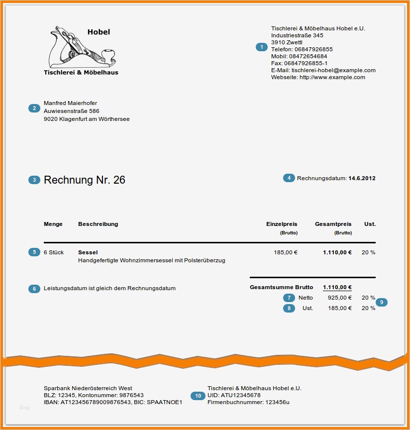 Vorlage Rechnung Ohne Umsatzsteuer Beste 15 Rechnung Ohne