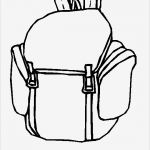 Vorlage Rucksack Aus Papier Angenehm Einfacher Rucksack Ausmalbild &amp; Malvorlage Sport