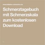 Vorlage Schmerztagebuch Erstaunlich Schmerztagebuch Mit Schmerzskala Zum Kostenlosen Download