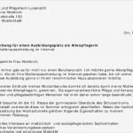 Vorlage Stellenanzeige Elegant Bewerbung Altenpfleger In Ausbildung sofort Download