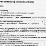 Vorlage Stellenbeschreibung Schön Stellenbeschreibung Einkaufscontroller