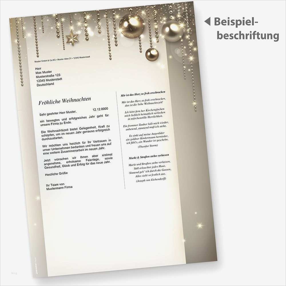 Briefpapier Weihnachten NOBLESSE 1000 Blatt Briefbogen