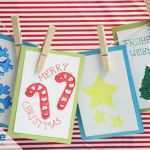 Vorlage Weihnachtskarte Basteln Luxus Weihnachtskarten Basteln Mit Kindern Diy Tutorial Talu