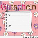 Vorlagen Für Gutscheine Inspiration Gutschein Vorlage Zum Ausdrucken