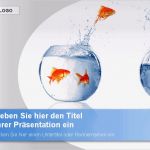 Vorlagen Powerpoint Wunderbar Powerpoint Vorlage Goldfische Blau sofort Download