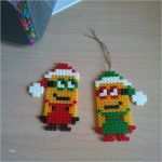 Vorlagen Weihnachtsmotive Erstaunlich Christmas Minions Hama Perler Beads