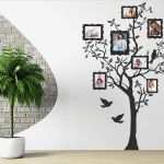 Wandmotive Selber Malen Vorlagen Erstaunlich Wandtattoo Foto Baum Mit Fotorahmen Und Vögel Wandtattoos