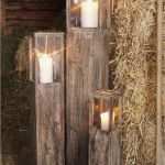 Weihnachtsdeko Aus Holz Vorlagen Hübsch 3er Set Laterne Windlicht Kerzenhalter Holz Braun H120cm