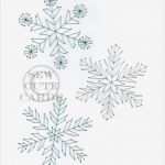 Weihnachtskarten Sticken Vorlagen Erstaunlich Snowflakes Card From Sew Cute Cards