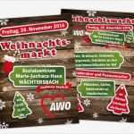 Weihnachtsmarkt Flyer Vorlage Elegant Printdesign In Wächtersbach Gelnhausen Brachttal