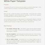 White Paper Vorlage Luxus White Paper Template