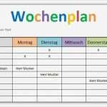 Wochenplan Familie Vorlage Gut Wochenplan Vorlage Download