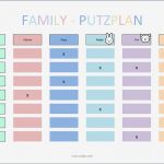 Wochenplan Familie Vorlage Luxus Putzplan Vorlage Kinder Haushalt Pinterest