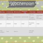 Wochenplan Vorlage Großartig 10 Putzplan Wochenplan