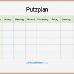 Wochenplan Vorlage Neu 10 Putzplan Wochenplan