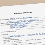 Wohnungsmietvertrag Vorlage Schönste Wohnungsmietvertrag Pdf