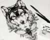 Wolf Tattoo Vorlage Cool 25 Melhores Ideias De Tatuagens De Lobo No Pinterest