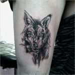 Wolf Tattoo Vorlage Inspiration Wolf Tattoo Blackwork