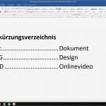 Word 2016 Vorlage Erstellen Schön Word Automatisches Abkürzungsverzeichnis Erstellen