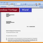 Word Vorlage Brief Neu 6 Briefkopf Vorlage Word