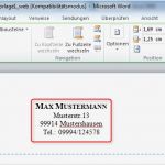 Word Vorlage Erstellen Wunderbar Briefkopf Mit Microsoft Word Erstellen
