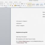 Word Vorlage Rechnung Erstellen Wunderbar Word Rechnung Drucken – Webling Support