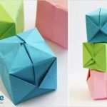 Würfel Aus Papier Basteln Vorlage Einzigartig origami Würfel Falten Einfache Anleitung Zum Basteln