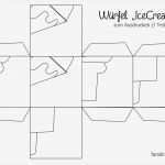 Würfel Aus Papier Basteln Vorlage Einzigartig Würfel Bastelvorlage Aus Papier Mit Motiv „eiscreme