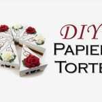 Würfel Aus Papier Basteln Vorlage Erstaunlich [diy] Papiertorte