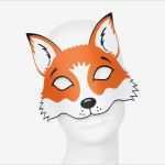 Würfel Aus Papier Basteln Vorlage Großartig Fuchs Maske Zum Ausdrucken