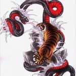 Yakuza Tattoo Vorlagen Cool Japanese Art Snake Vs Tiger