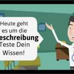 Youtube Video Beschreibung Vorlage Inspiration Deutsch Beschreibung Verfassen Teste Dein Wissen