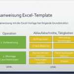 Zeitaufnahme Excel Vorlage Luxus Erstellen Von Arbeitsanweisungen