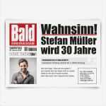 Zeitung Erstellen Vorlage Fabelhaft Einladungskarten Zum Geburtstag Als Zeitung