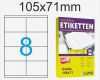 12 Etiketten Pro Blatt Vorlage Großartig 105x71 Mm Luma Etiketten 2x4 Aufkleber Pro Blatt Luma