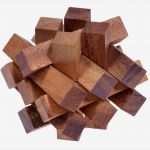 3d Holzpuzzle Vorlagen Genial Brick 3d Puzzle Würfel Holzwürfel Holzpuzzle Knobelspiel