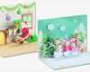 3d Karten Vorlagen Genial Folia 3d Popup Karten Weihnachten 2er Set